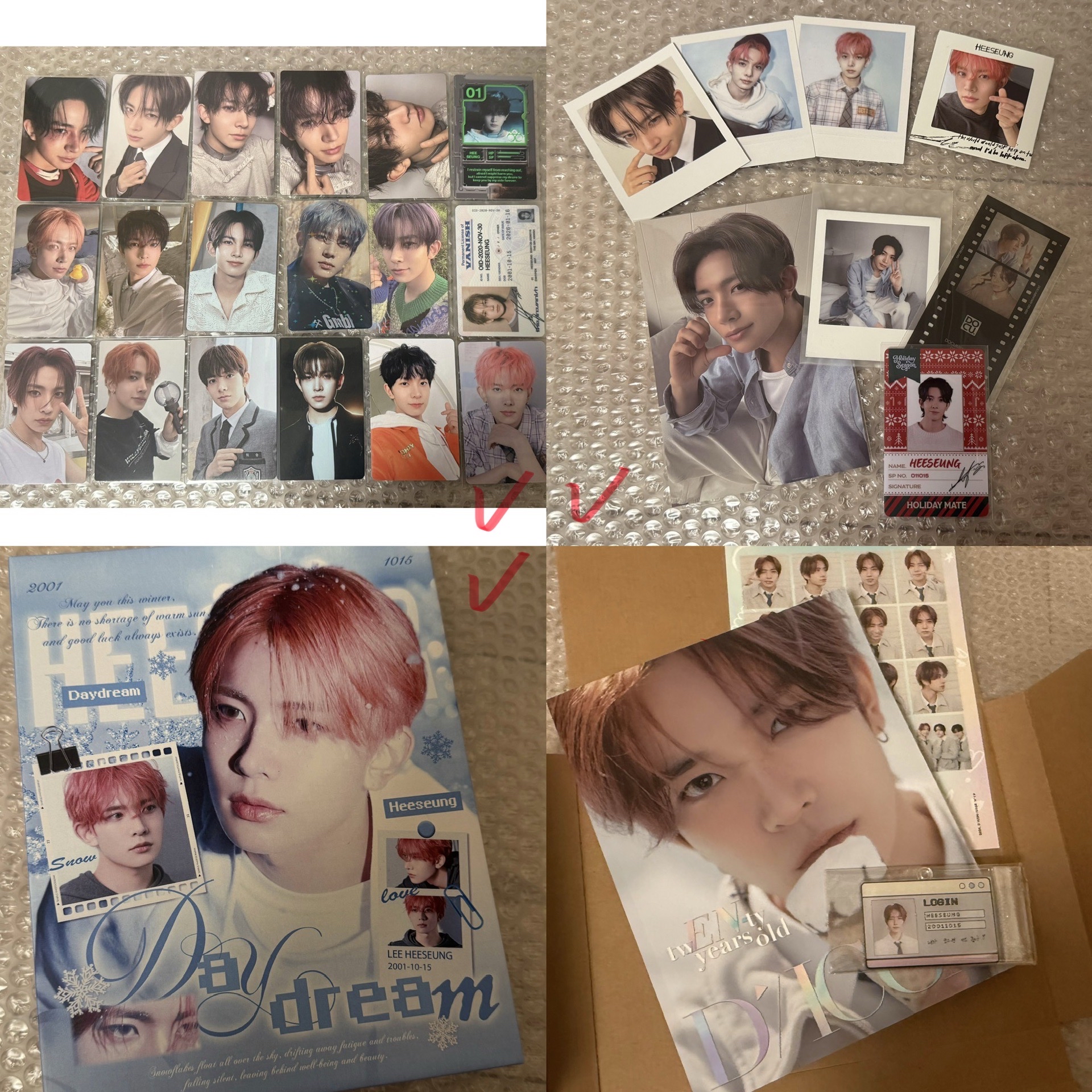 李羲承大盤 都是漂亮小卡 已更換為實拍圖