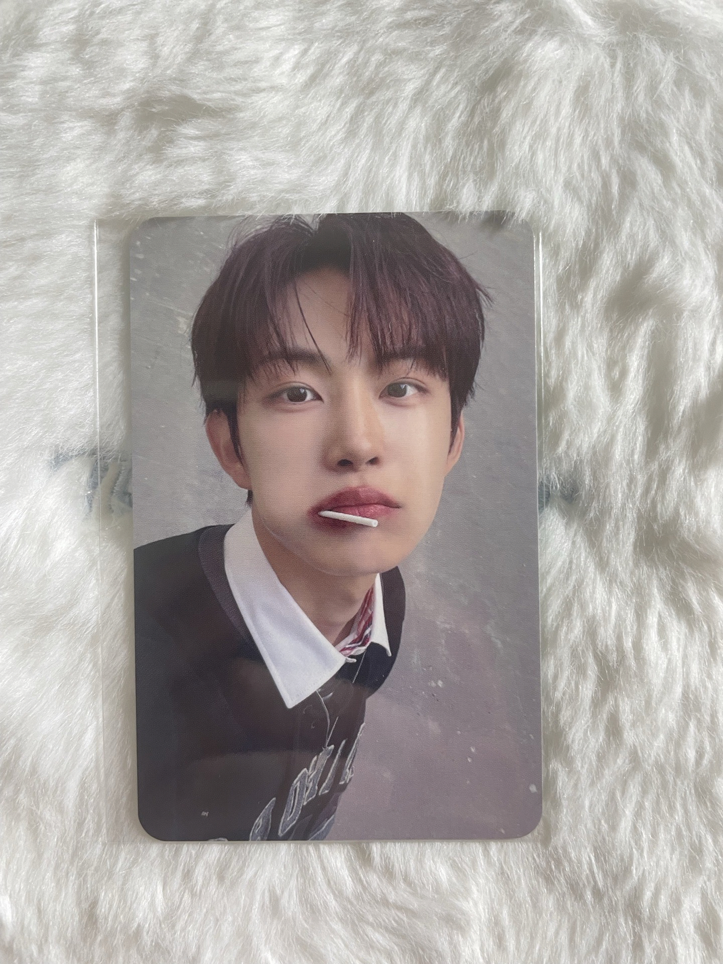 虔佑 迷一 mnet 糖果 簽售卡 