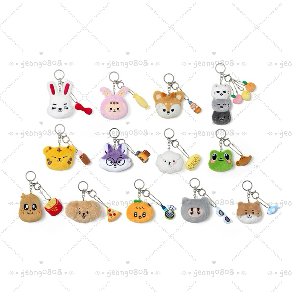 Face Plush Keyring