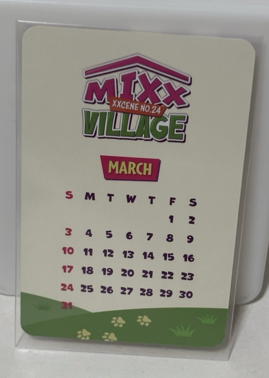 2024年曆卡 固配 LILY