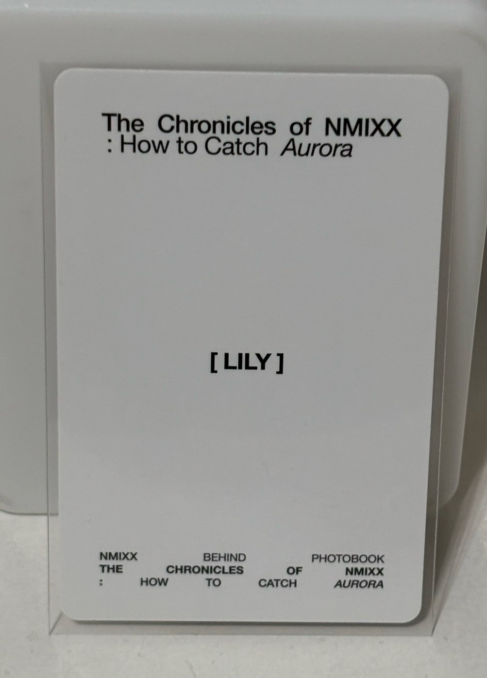 極光寫真 周邊卡 固配 LILY