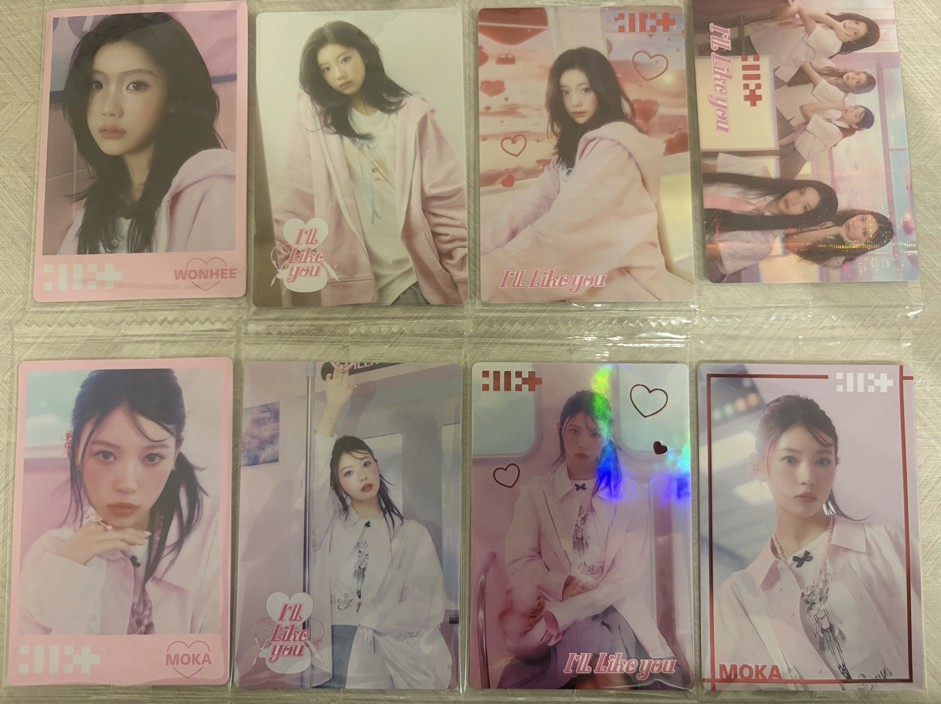 Illit 玧我 敏珠 萌花 沅禧 彩羽 貼紙卡 餅乾貼紙