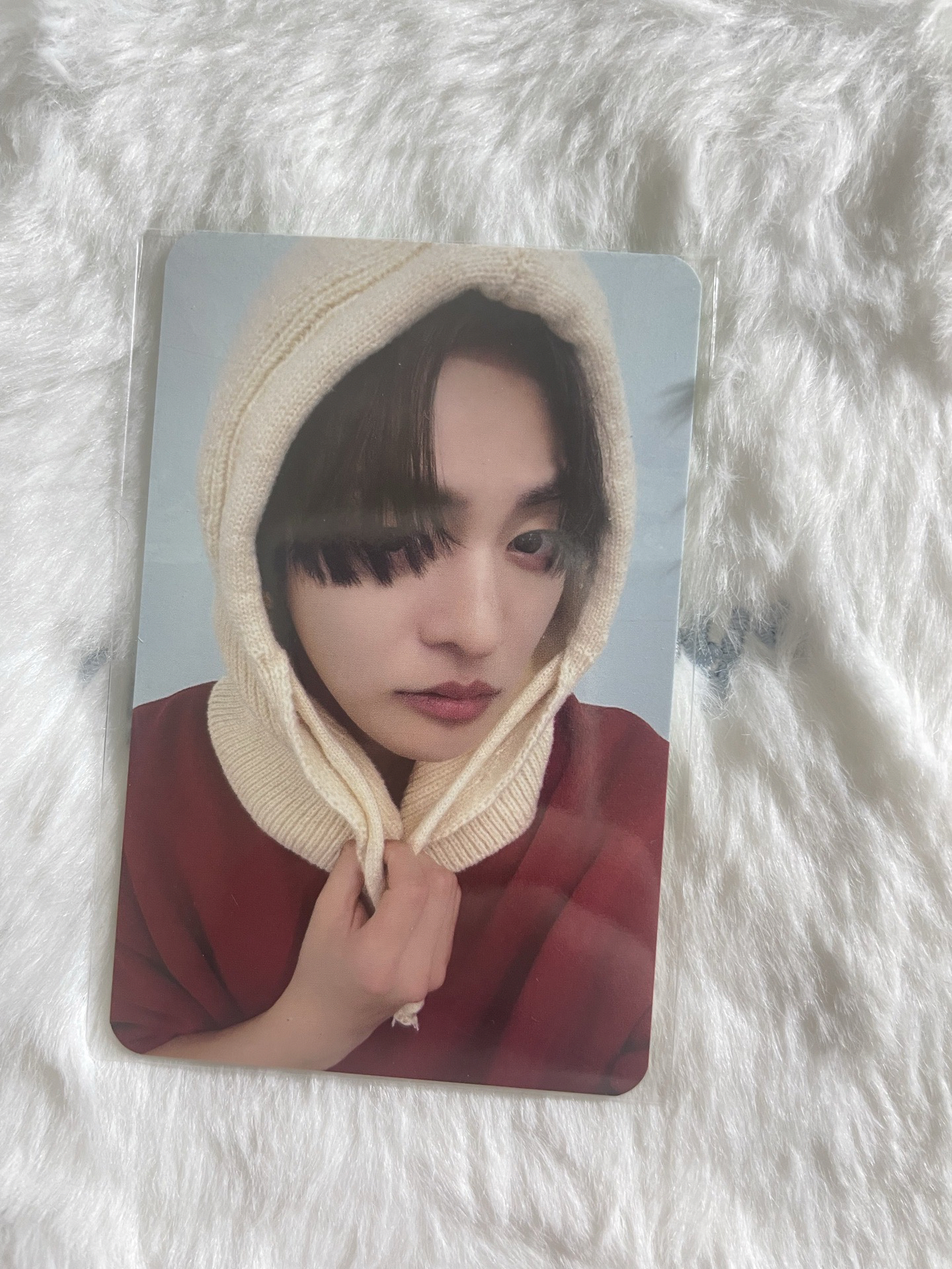 LEO 迷一 mnet 頭套 特典卡 