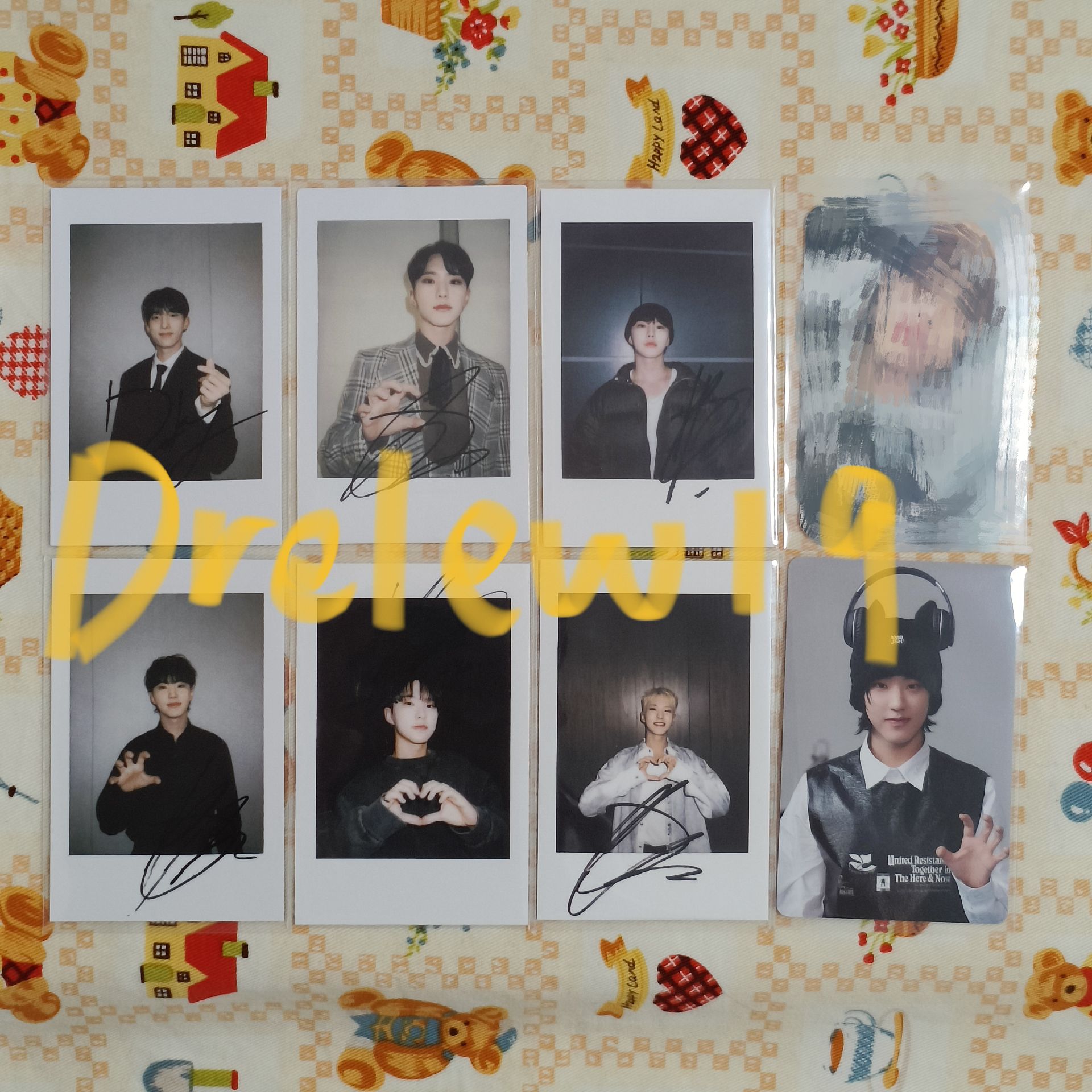 Seventeen 17 Hoshi權順榮 DK李碩珉 yzy 一直娛復刻拍立得 小盤出 耳機榮 虎爪榮 比心榮