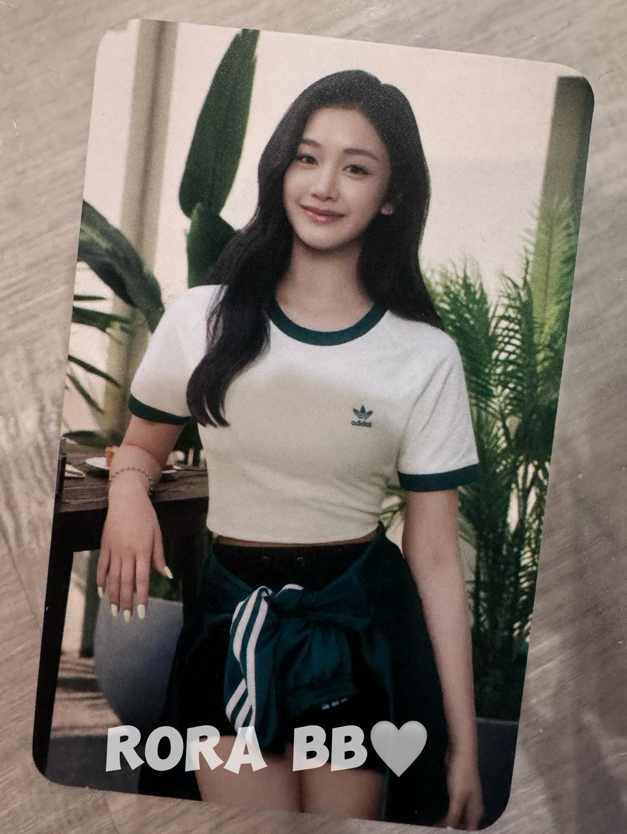 競標 🩵BABYMONSTER PHARITA 愛迪達代言卡