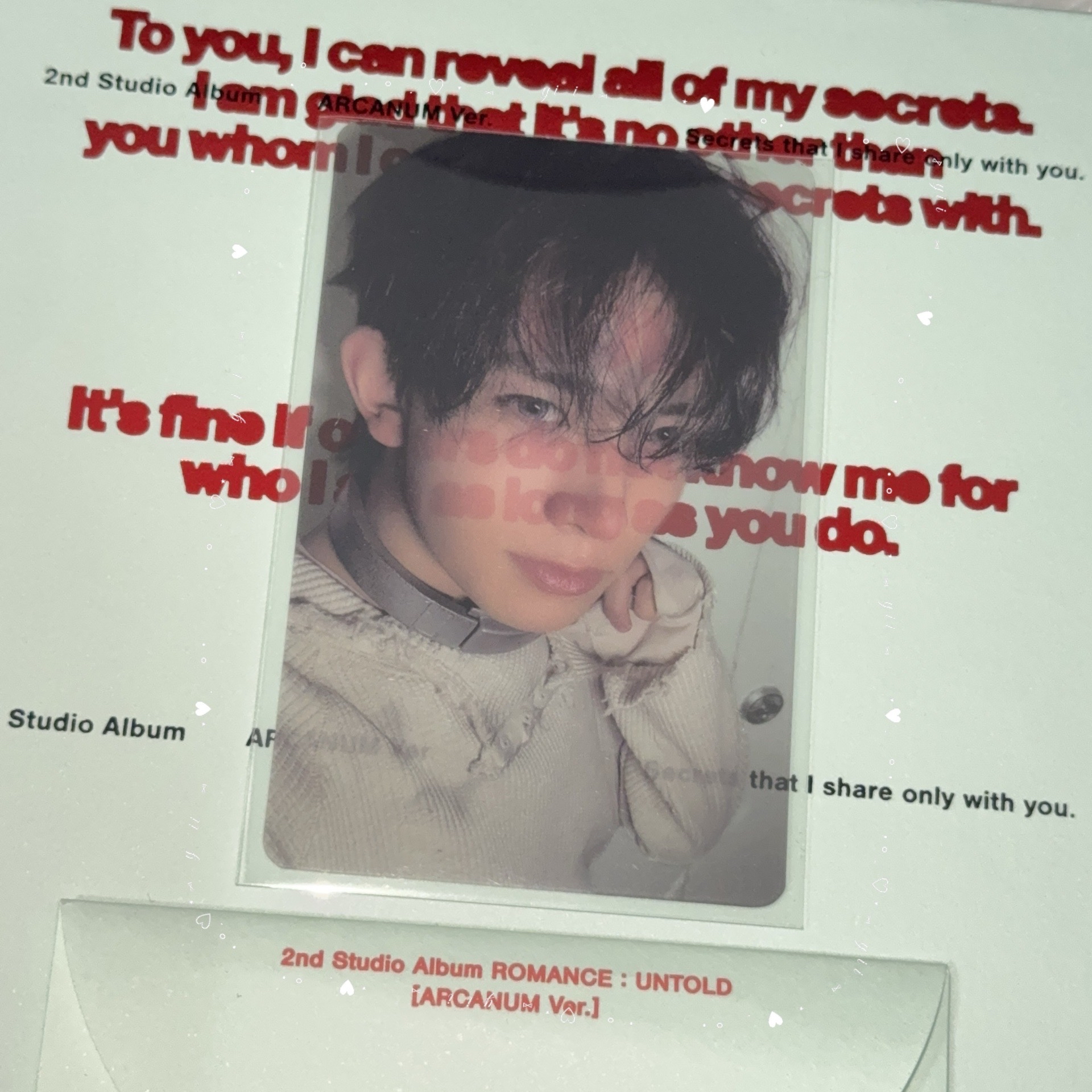 ･⋆⑅ &𝐞𝐧𝐡𝐲𝐩𝐞𝐧 ⑅⋆･𝒉𝒆𝒆𝒔𝒆𝒖𝒏𝒈 𝑤𝑣𝑠 迷六 單封 特典卡 