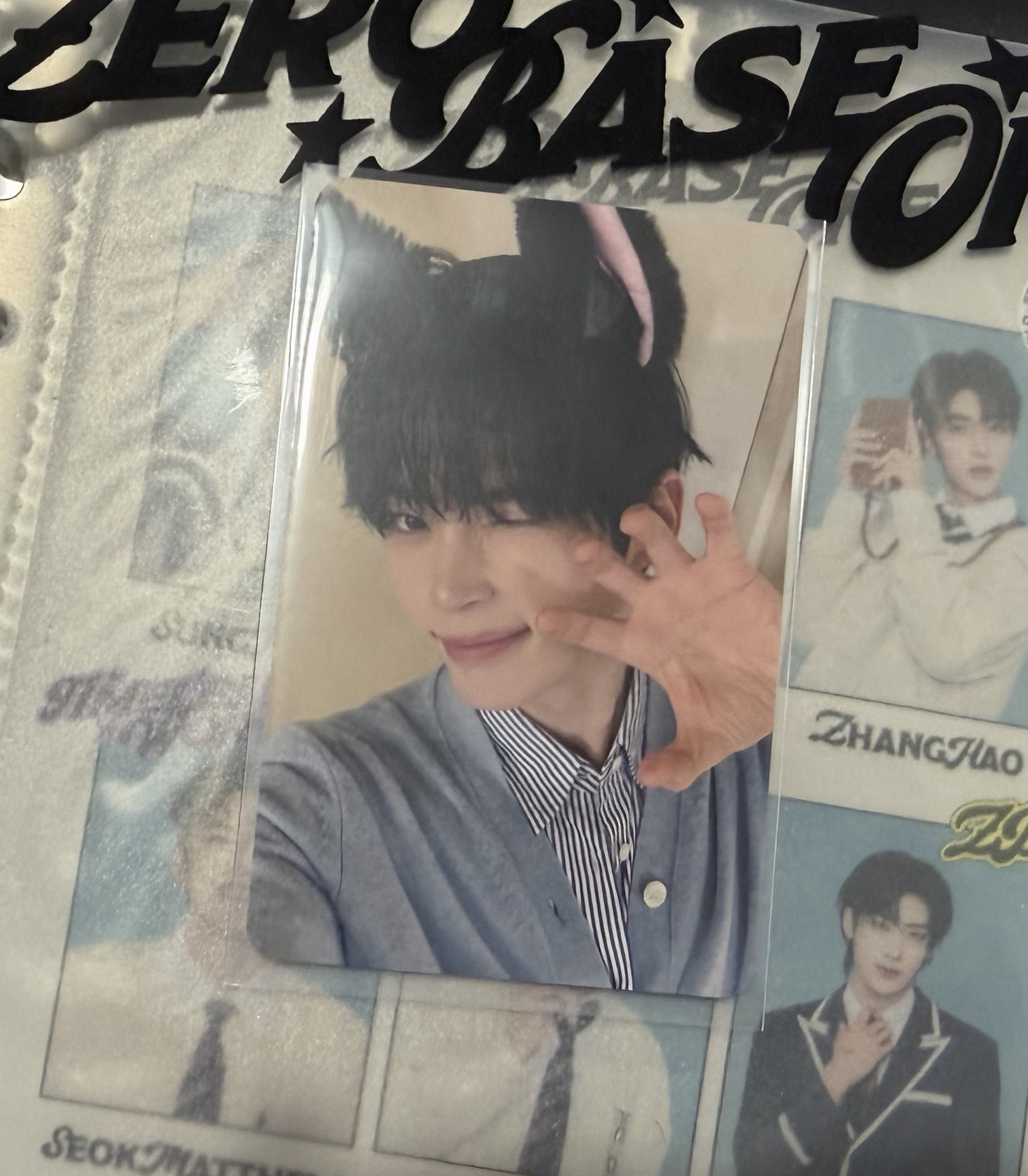 ZB1 韓彬 項鍊磚 ms特典 貓