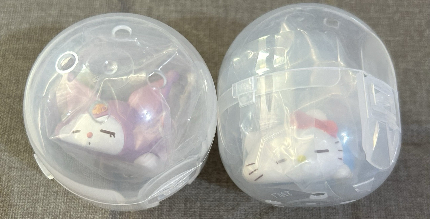 酷洛米、Hello Kitty 趴睡扭蛋 兩個一起標