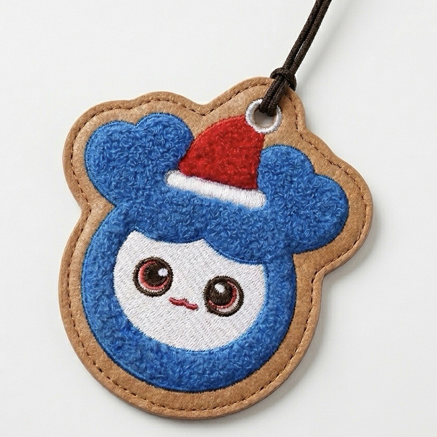 TWICE 冬日快閃 鑰匙圈吊飾 瑜E賞 子瑜織布毛絨吊飾