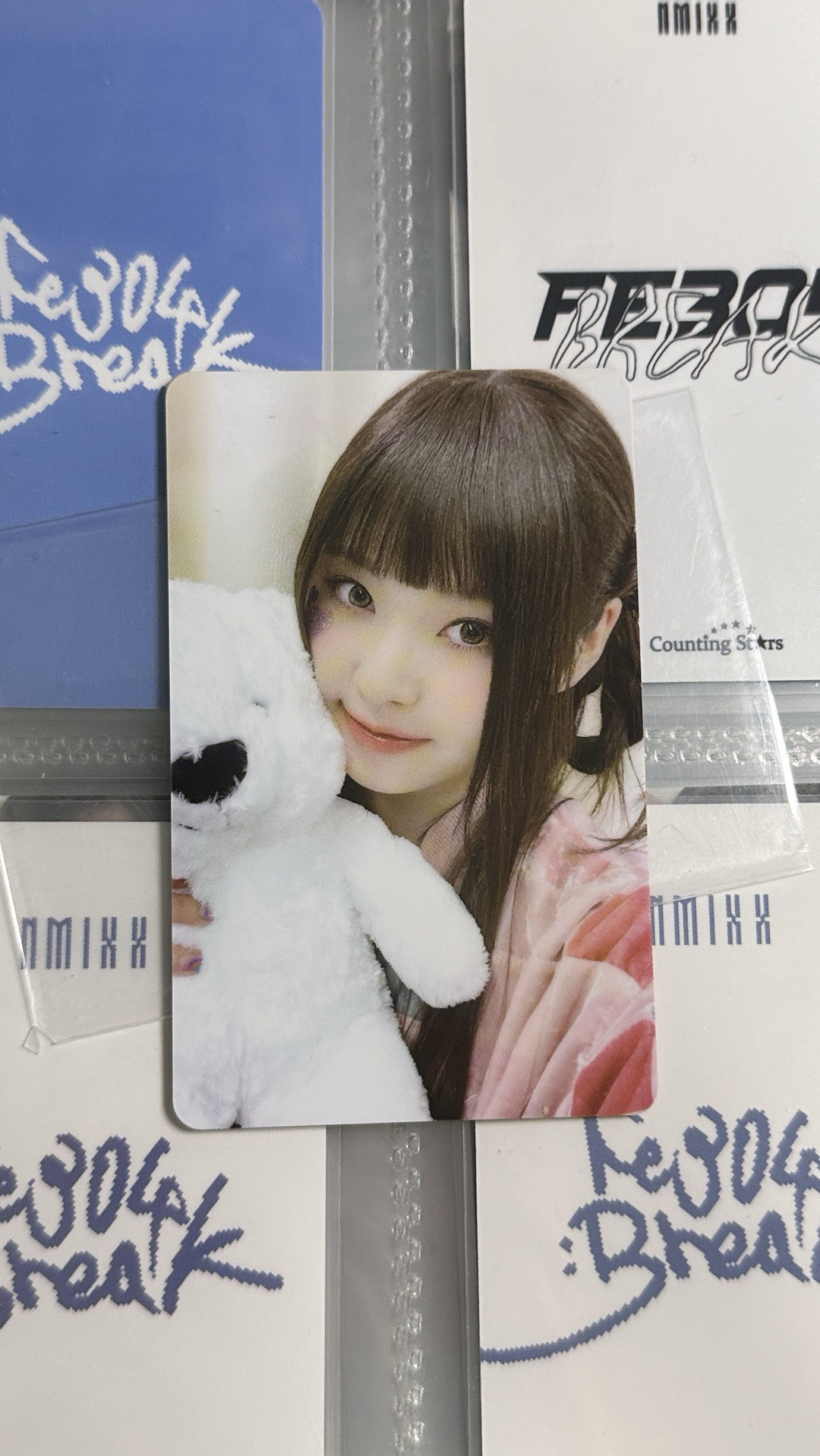 NMIXX wm抱熊圭 pvc