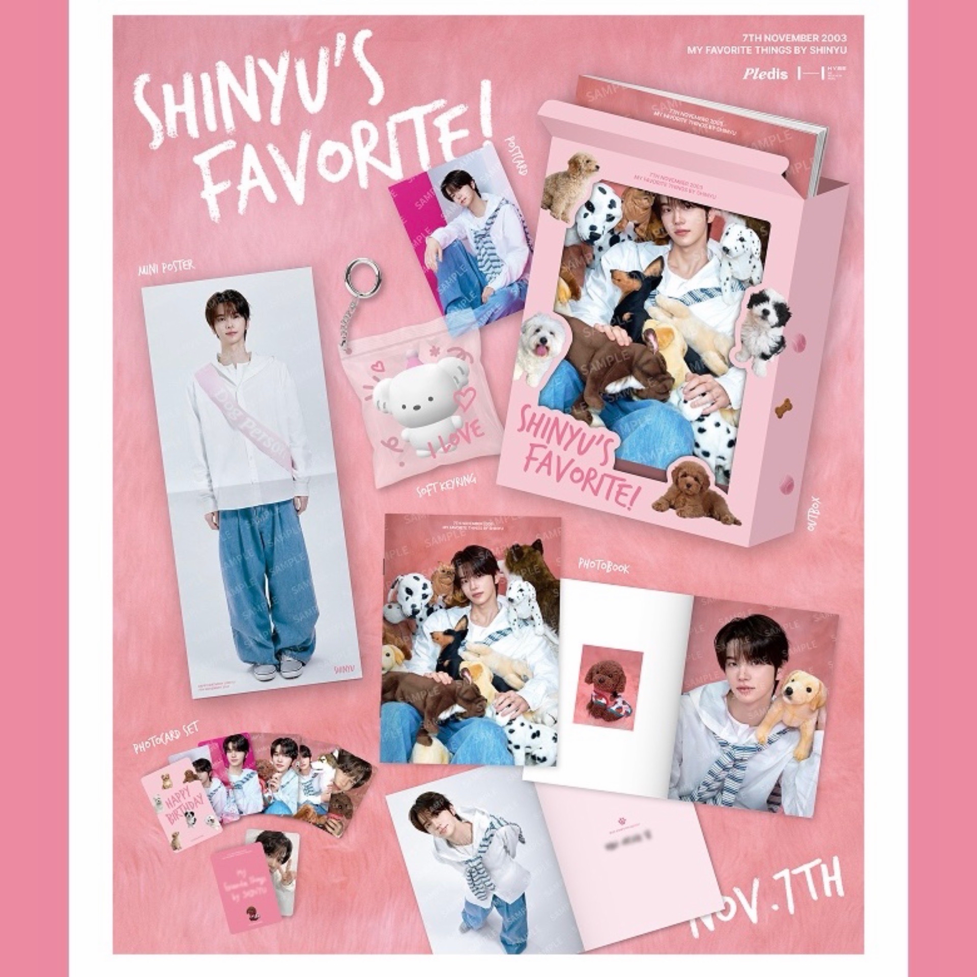 ⚪️預購 申惟生日禮盒 𝙎𝙃𝙄𝙉𝙔𝙐 需等待21-30天可以接受再下單喔.ᐟ