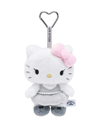 jisooXkitty聯名吊飾-灰粉