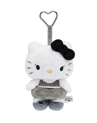 jisooXkitty聯名吊飾-灰黑