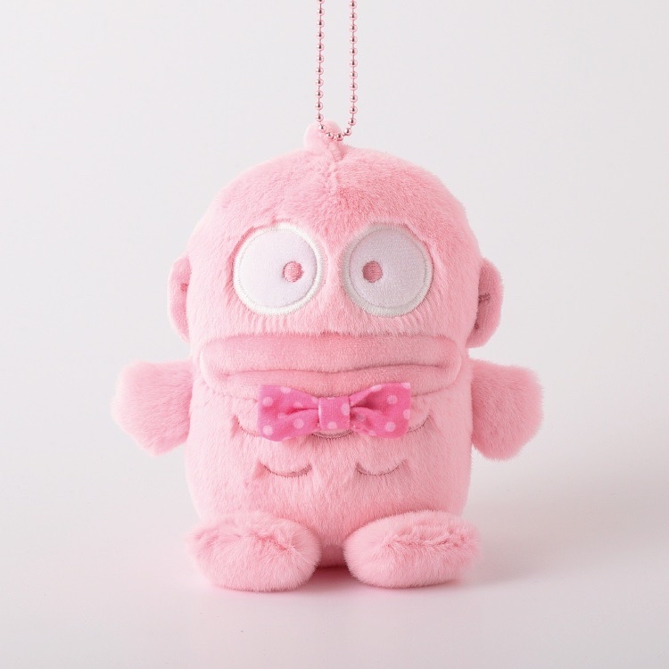 ୨୧ 醜魚漢頓 彩色毛絨吊飾 粉色ꕤ⋆.˚ 