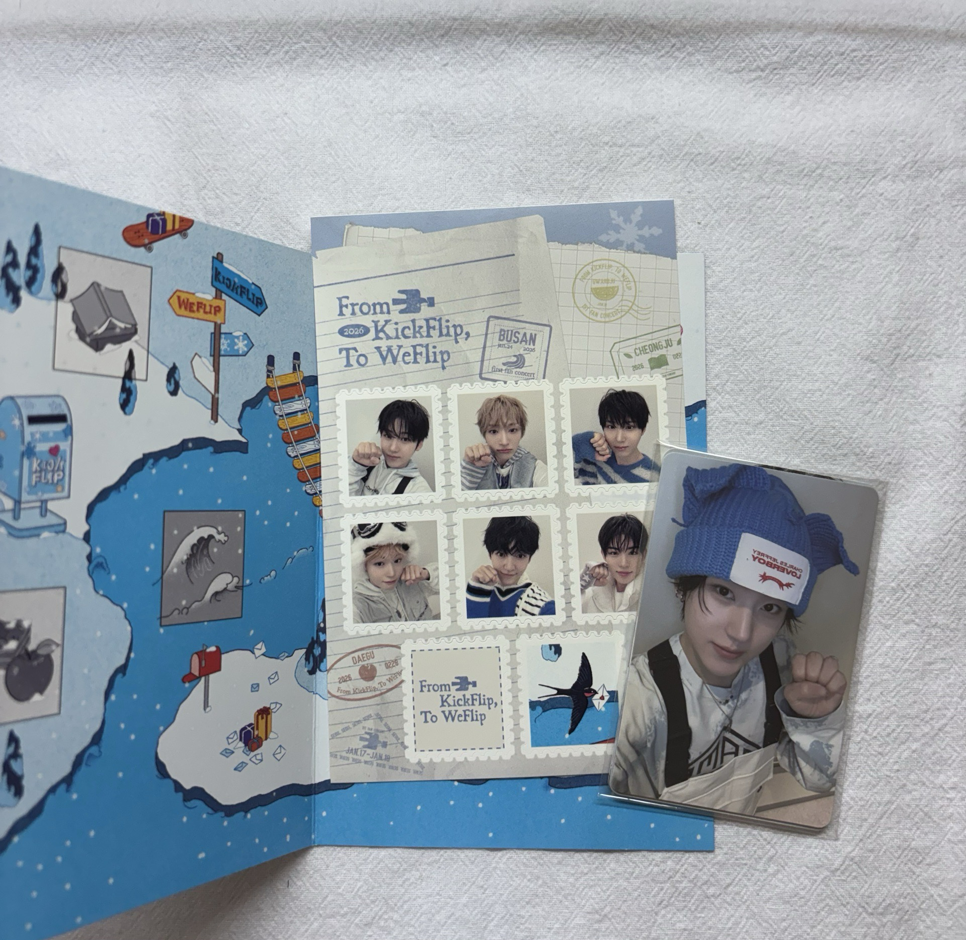 kickflip 1st FC 首爾 入場卡 / 場限卡 DAY2 整套