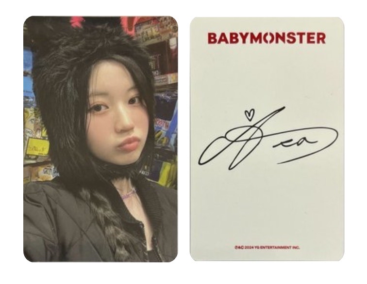 Babymonster 單封預售特典 Asa