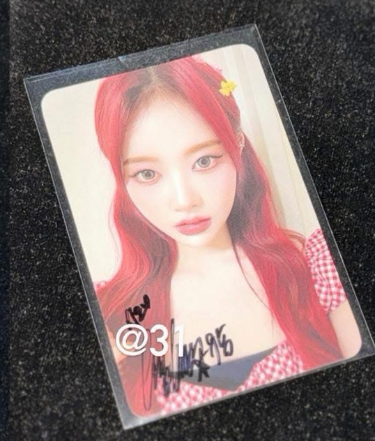 STAYC 蒔恩 ms髮夾 簽卡