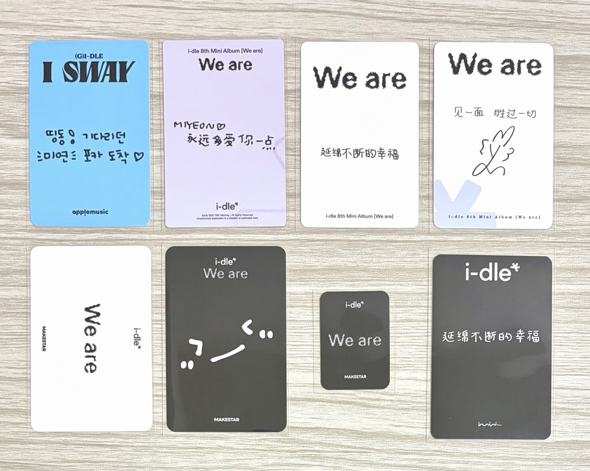 i-dle Miyeon 薇娟 小卡盤 可單出