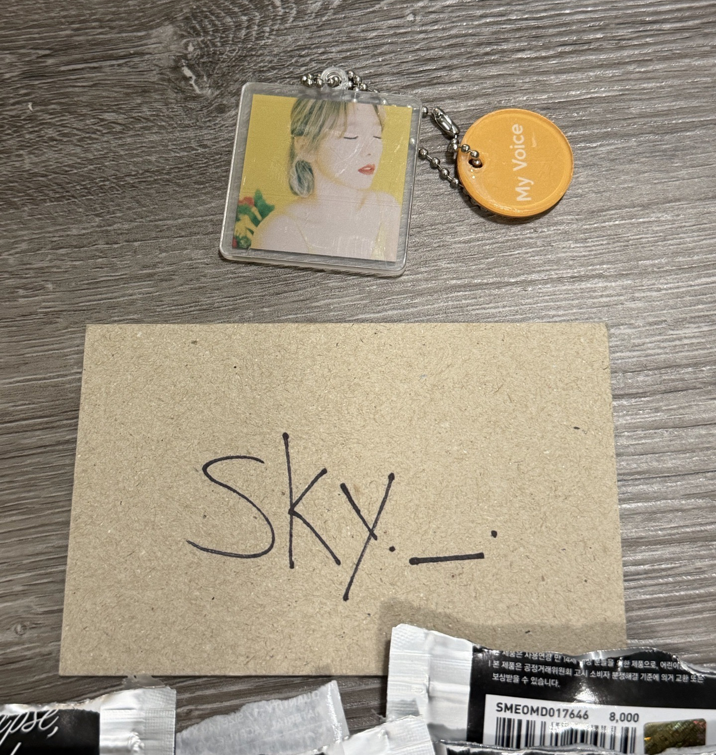 taeyeon周邊 已拆 未撕膜