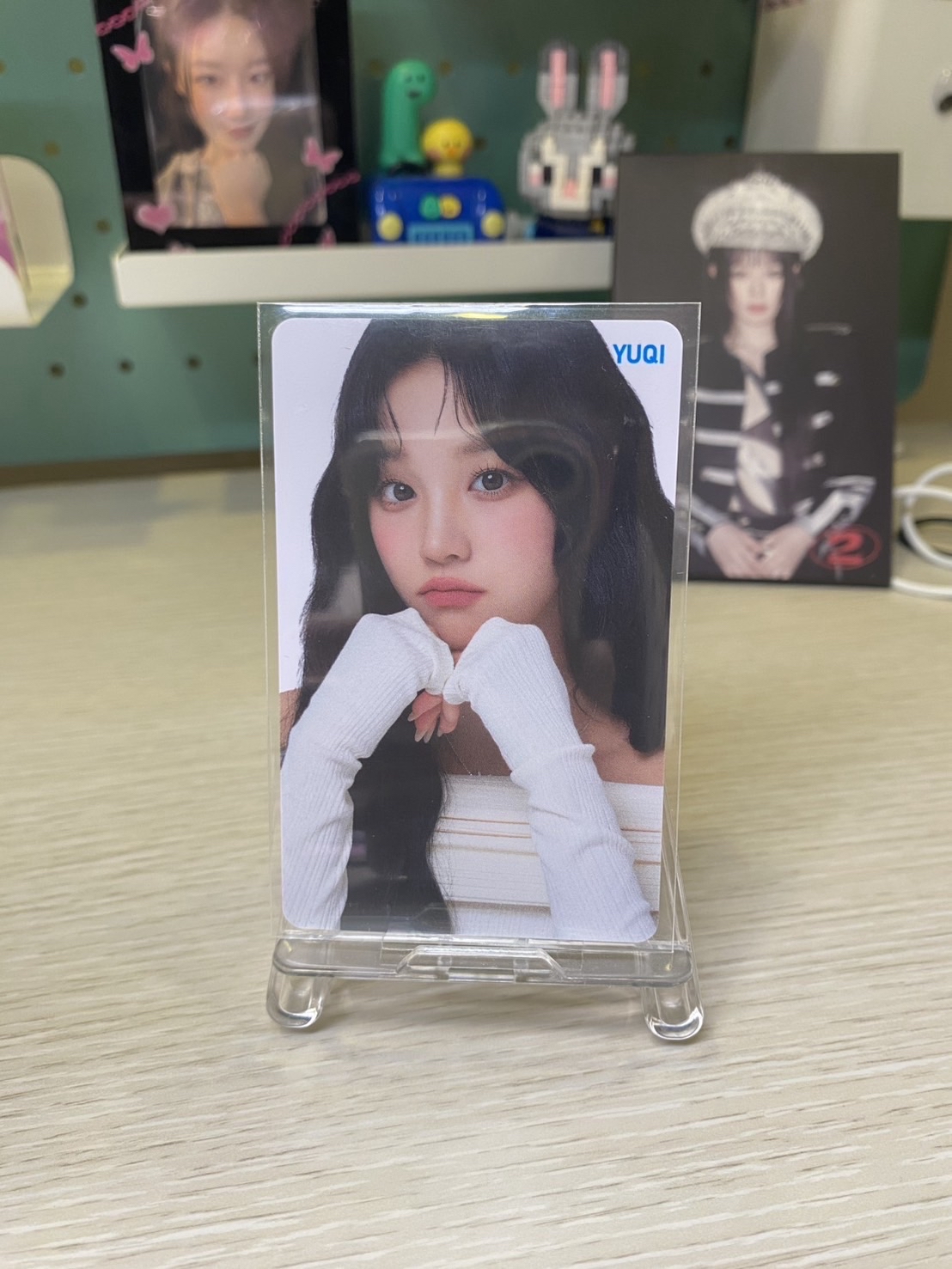 雨琦優酪乳代言卡