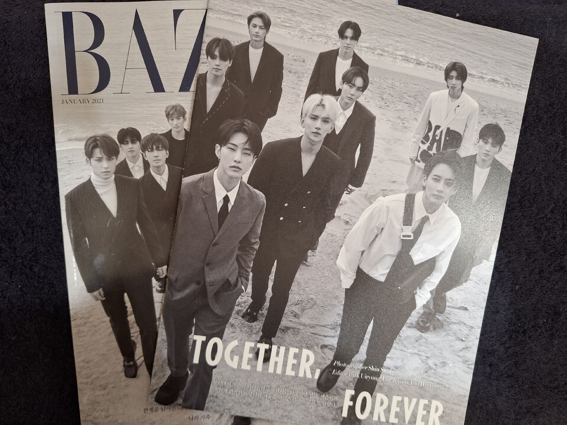 Seventeen BAZAAR KOREA 2021年1月號