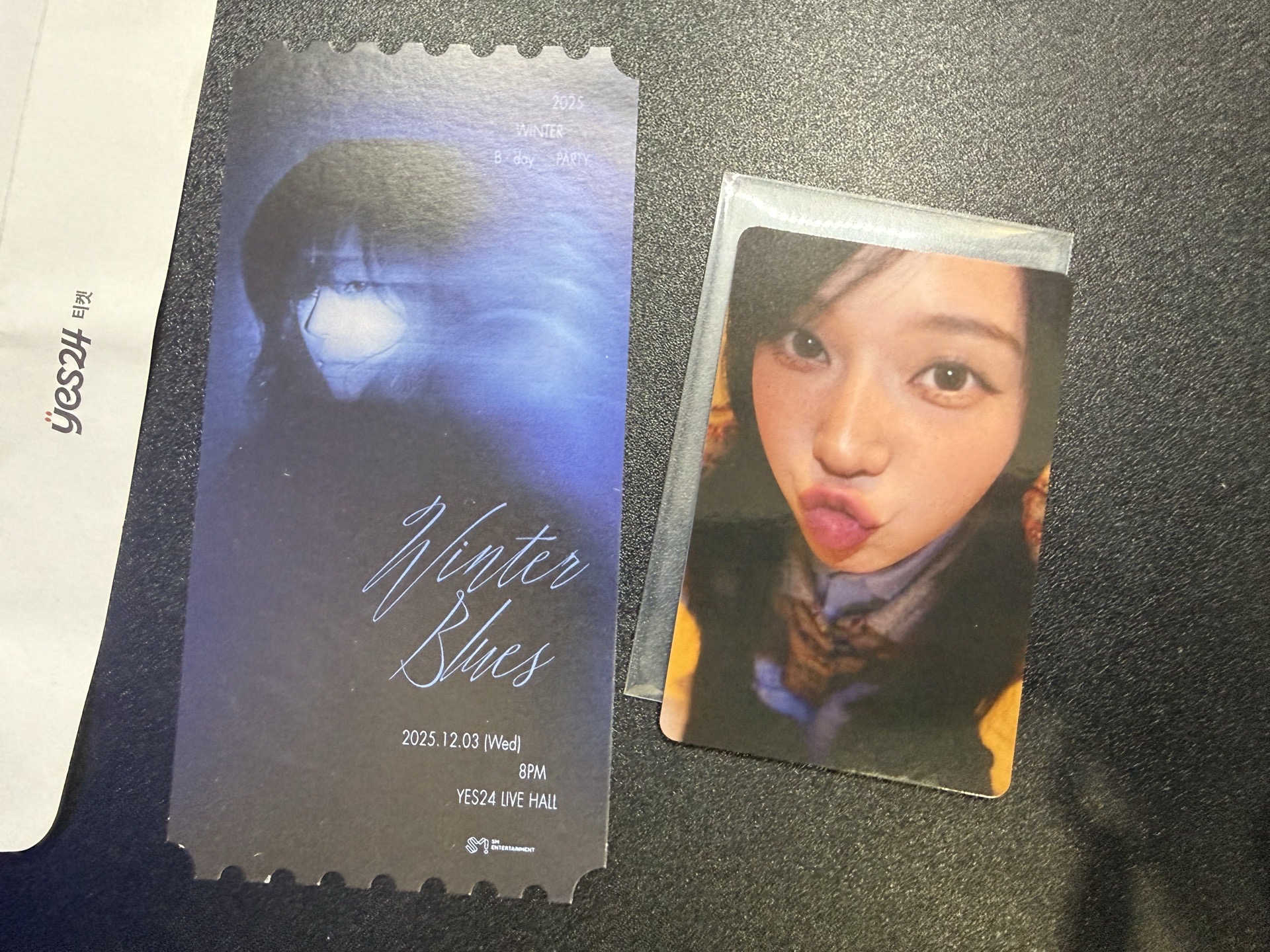 aespa Winter生日會 入場卡