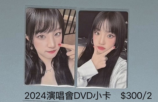 2024巡演DVD 固配小卡 / 雨琦