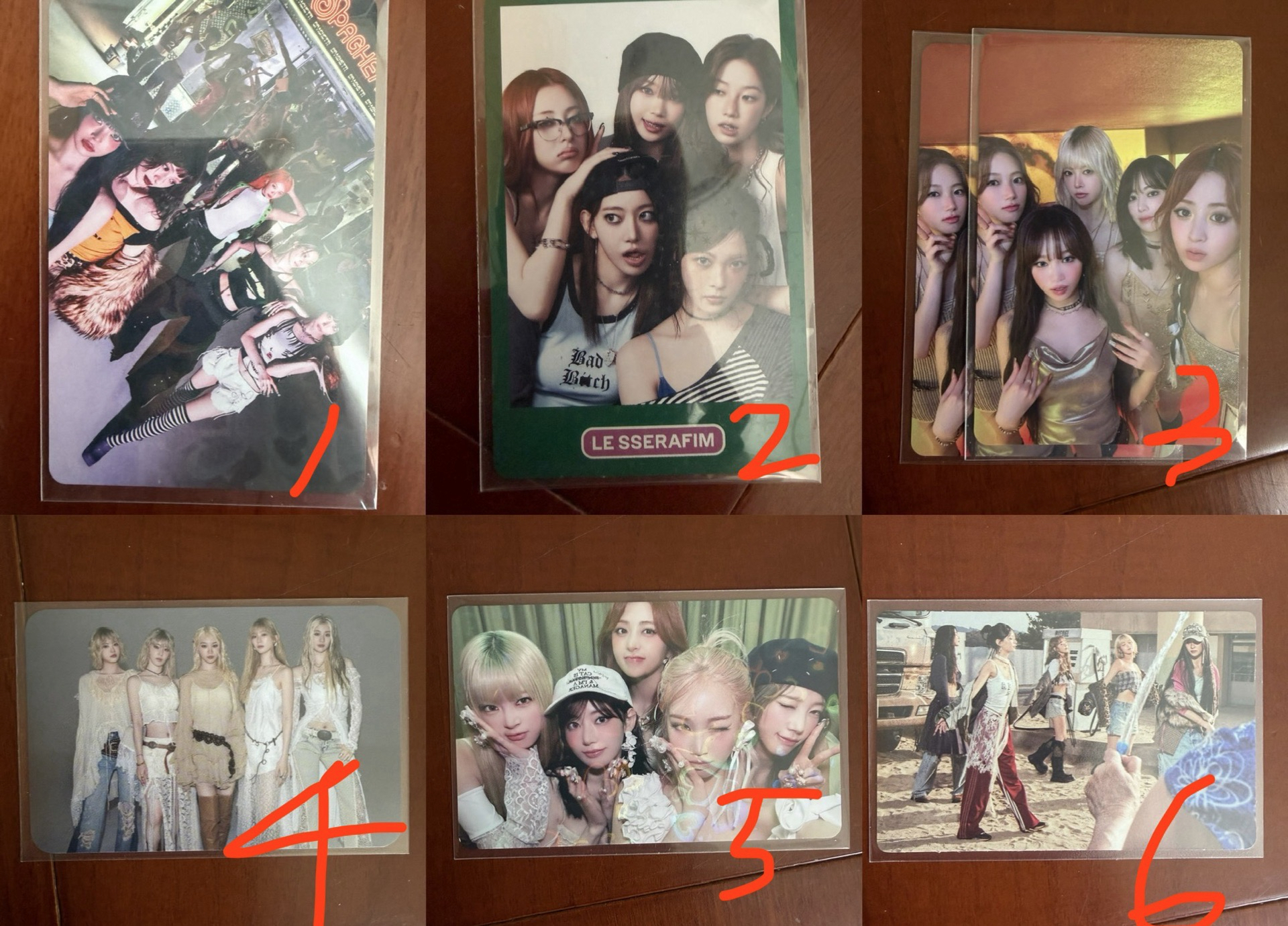 LE SSERAFIM Hot Spaghetti 團卡