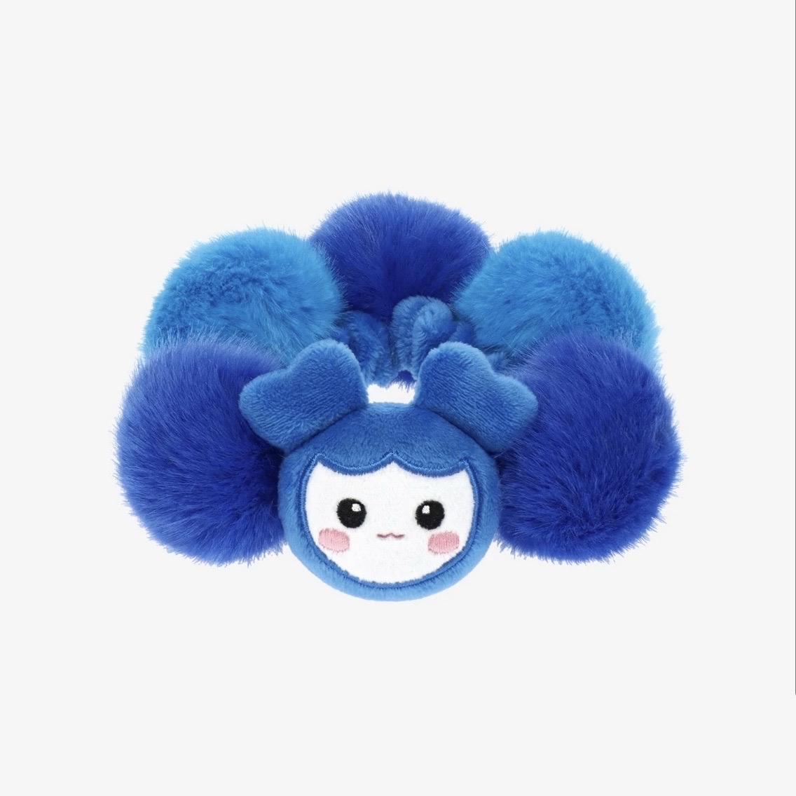 子瑜 手燈圈 髮飾 髮套 毛絨髮圈 