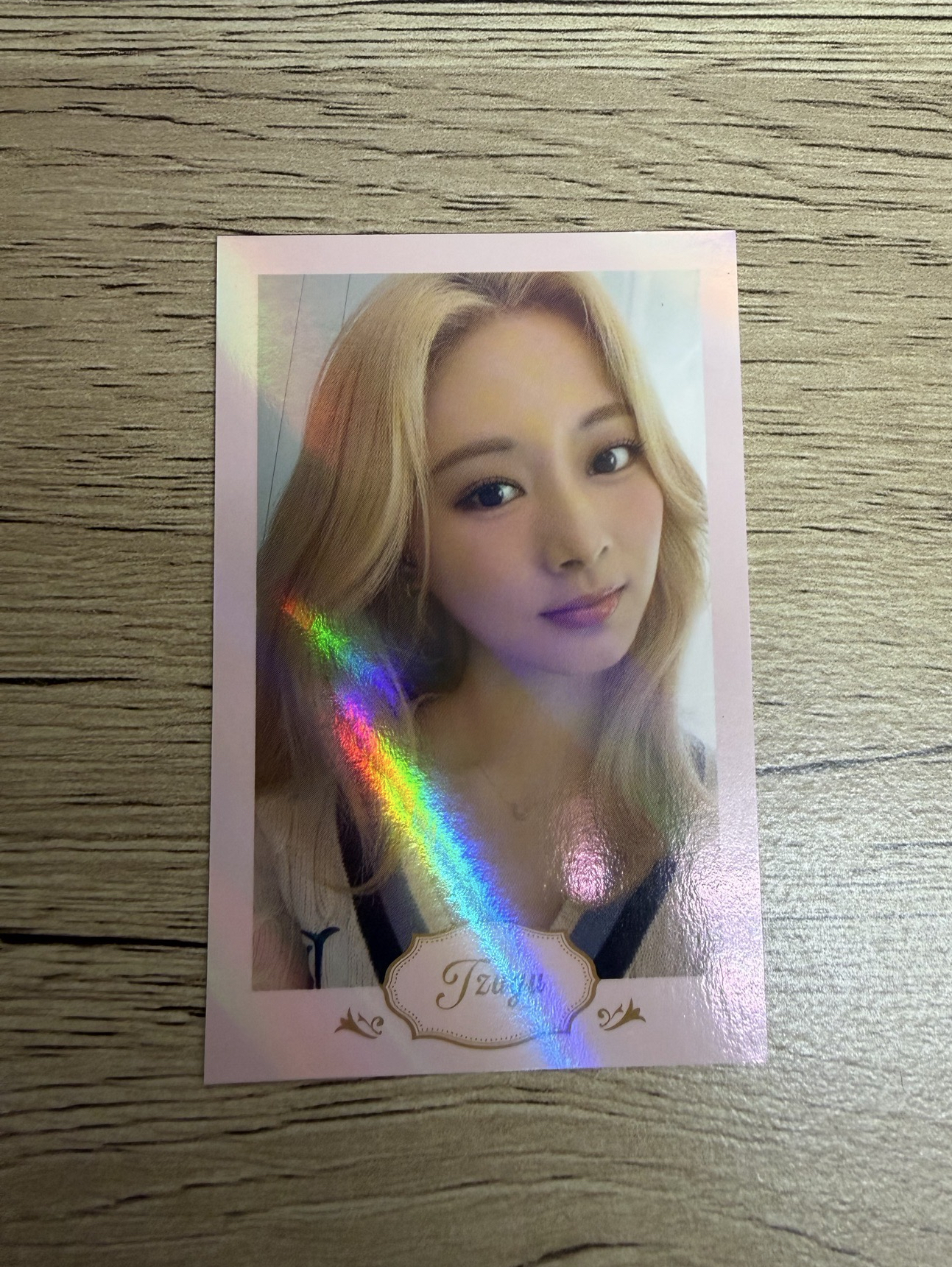 子瑜 七週年隨機卡 金髮閃卡！