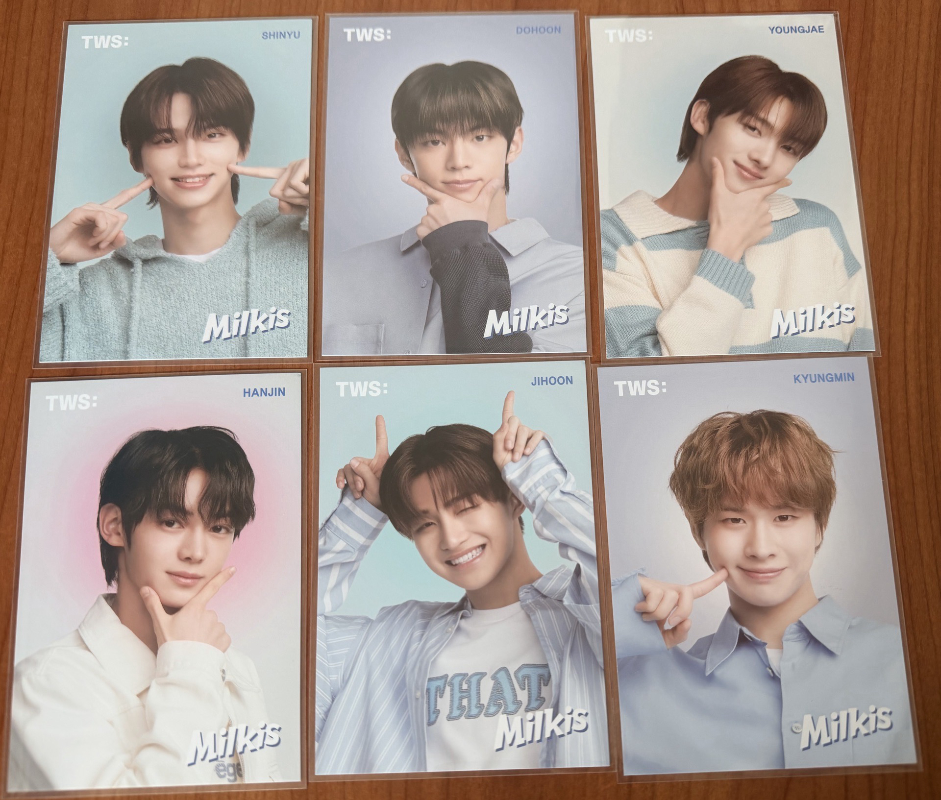 TWS milkis 代言明信片
