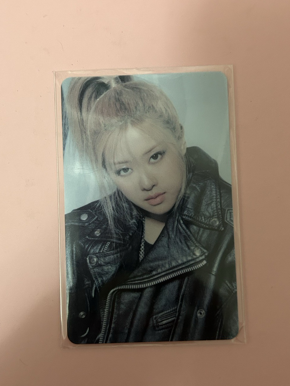 rosé首爾場幸運卡🩵