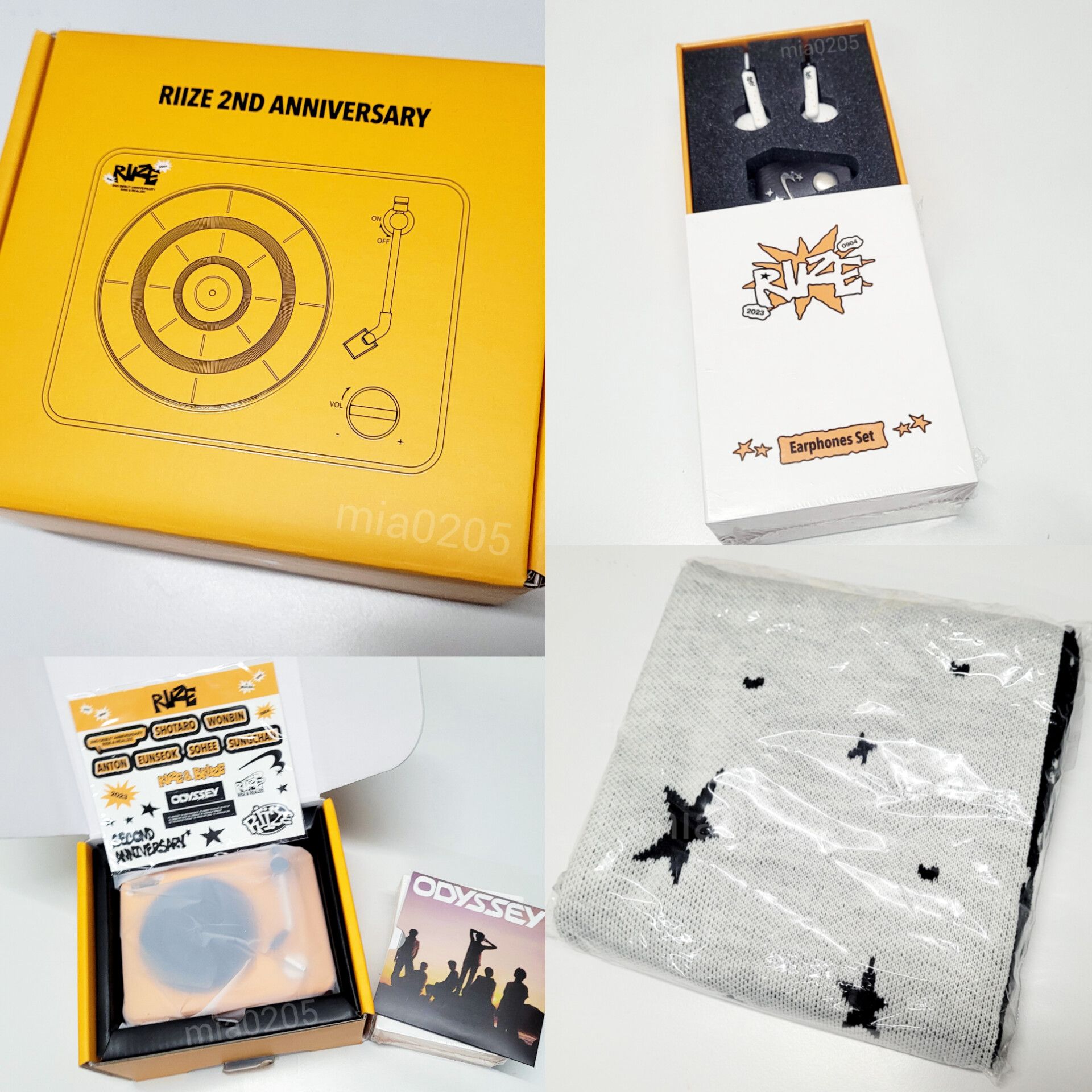 RIIZE 二週年MD 有線耳機 / 藍芽喇叭 / 圍巾