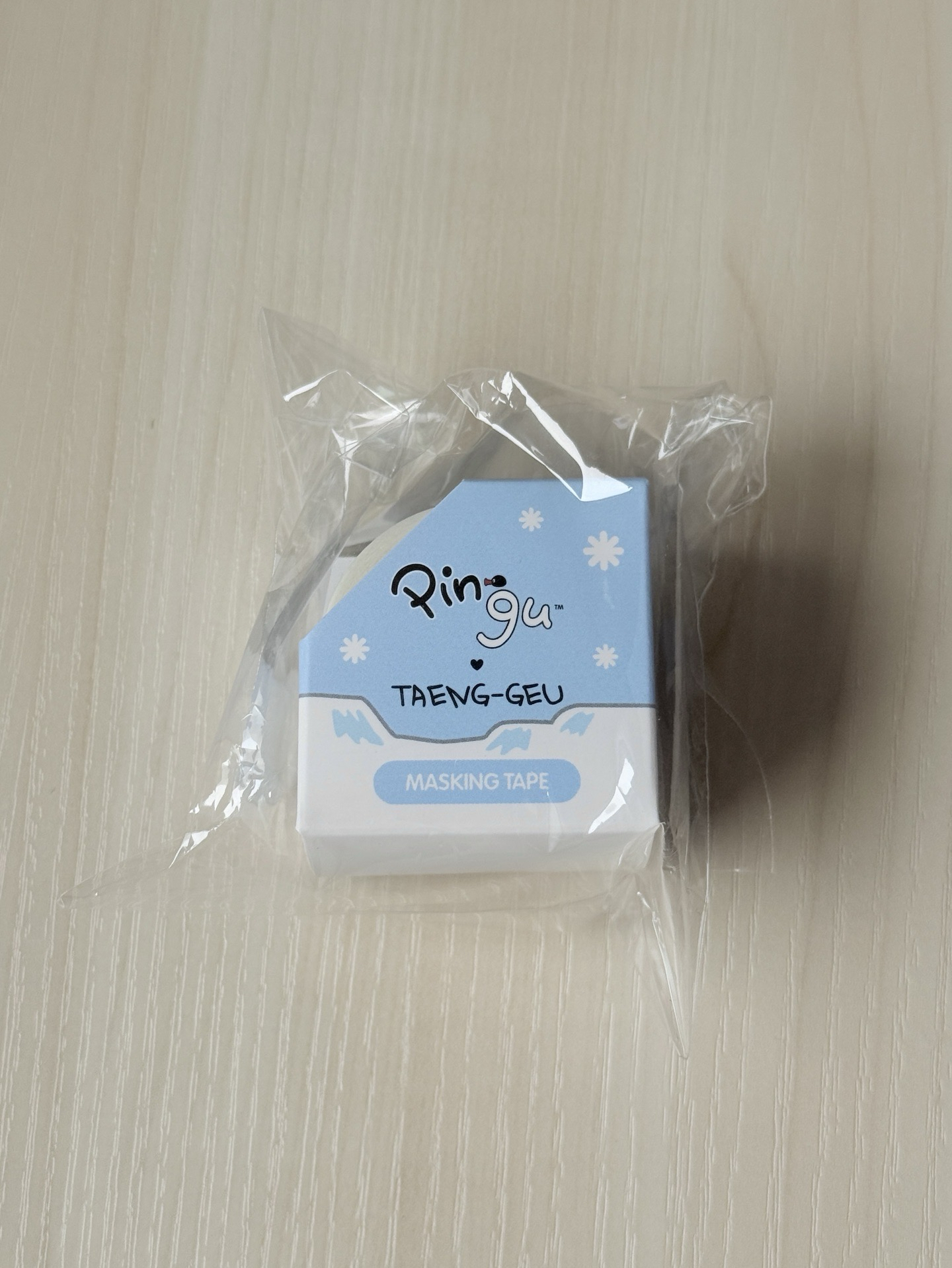 Pingu x 太蛋聯名紙膠帶