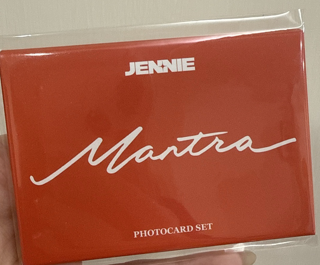 全新-Jennie mantra fansale小卡組