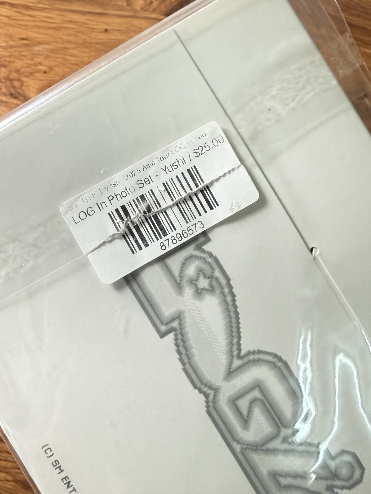 NCT WISH YUSHI LOG IN場周明信片+小卡（僅拆檢