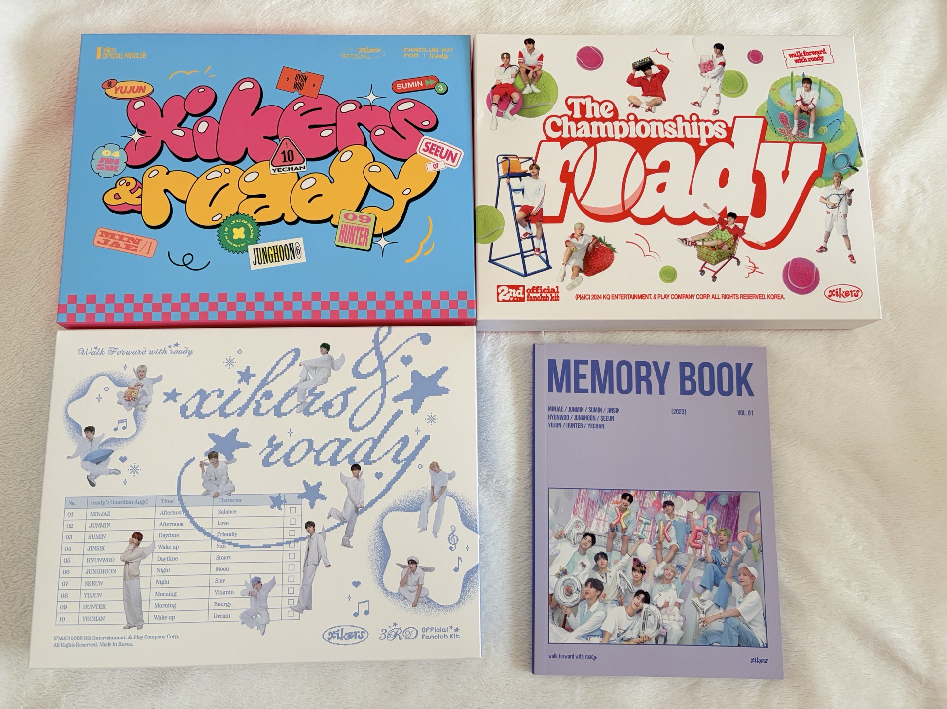 xikers 1-3期會員禮+回憶書【非全配置都有】