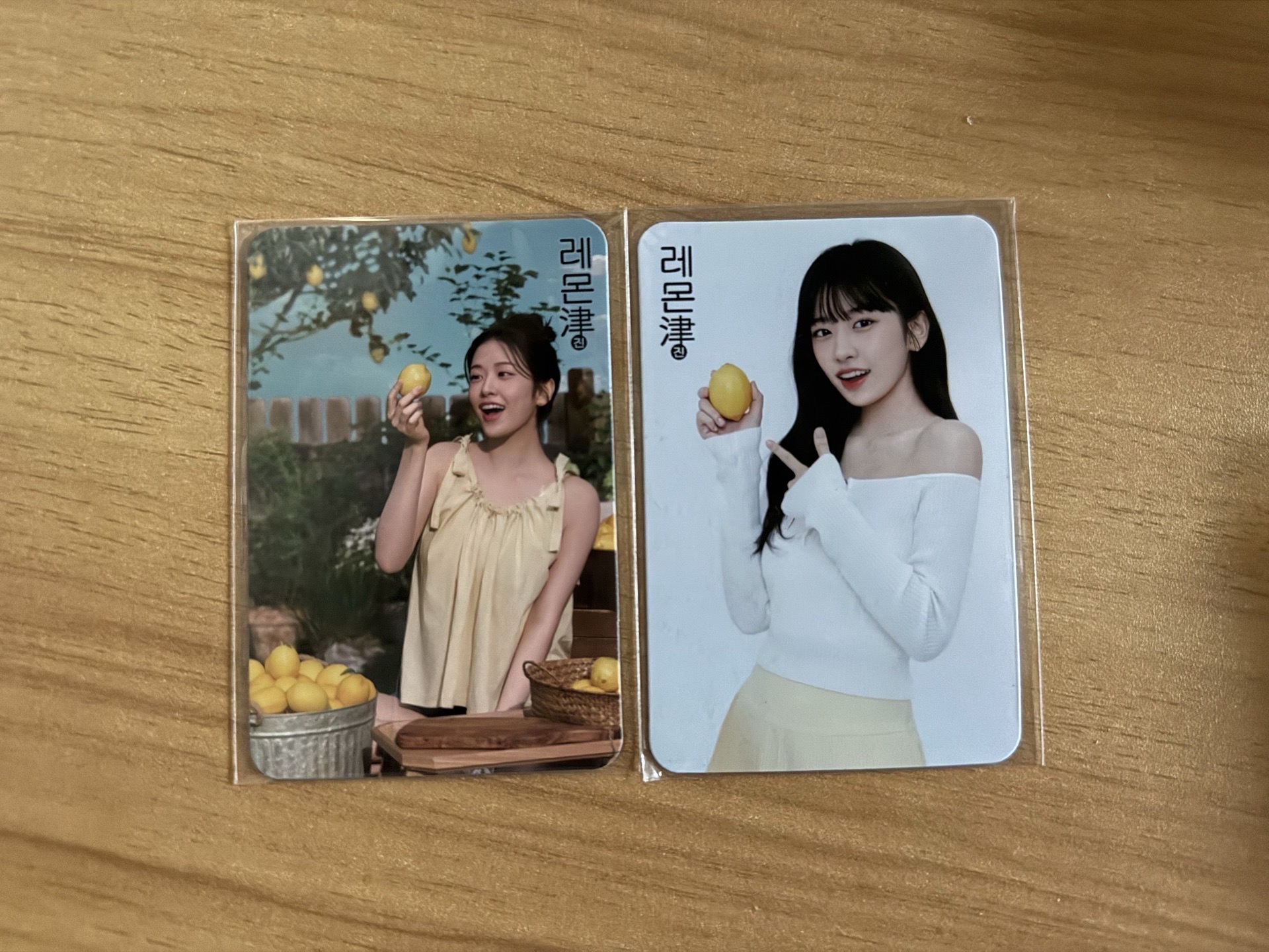 IVE安俞真代言特典（檸檬津）