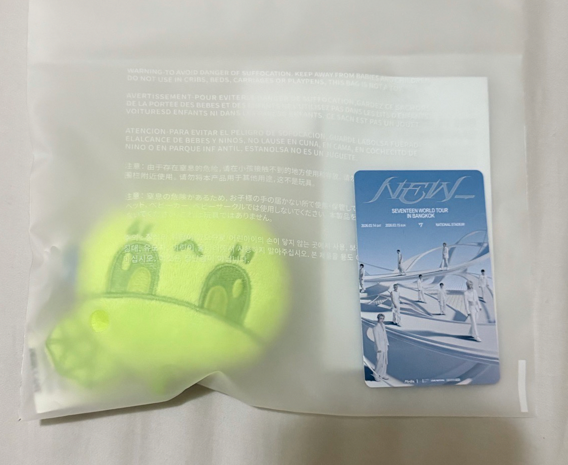 Seventeen New_ 曼谷蹦蹦+入場卡
