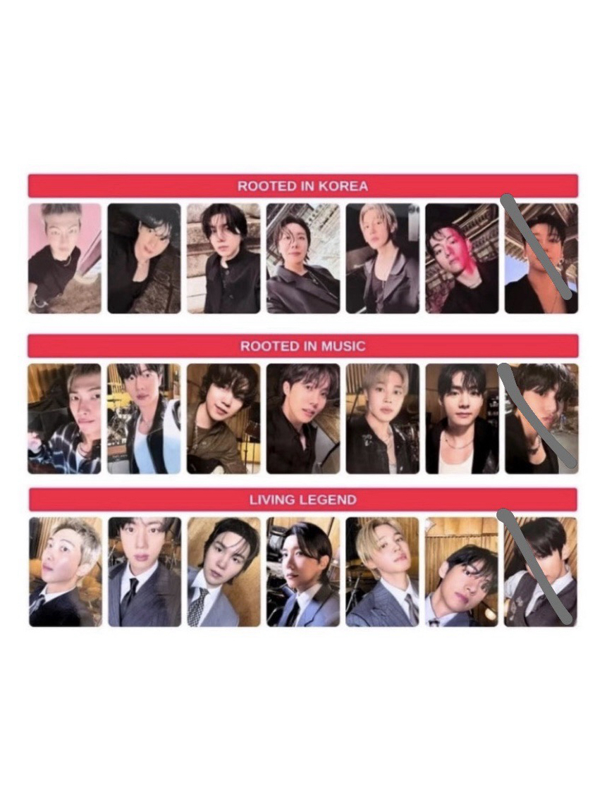 ARIRANG專卡、特典卡、鑰匙圈