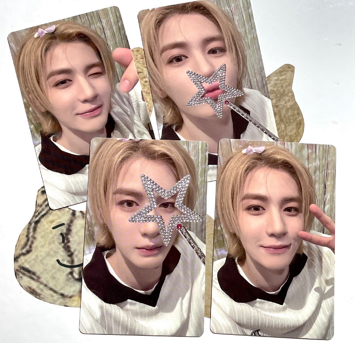 笑咪咪僅銅線生日卡