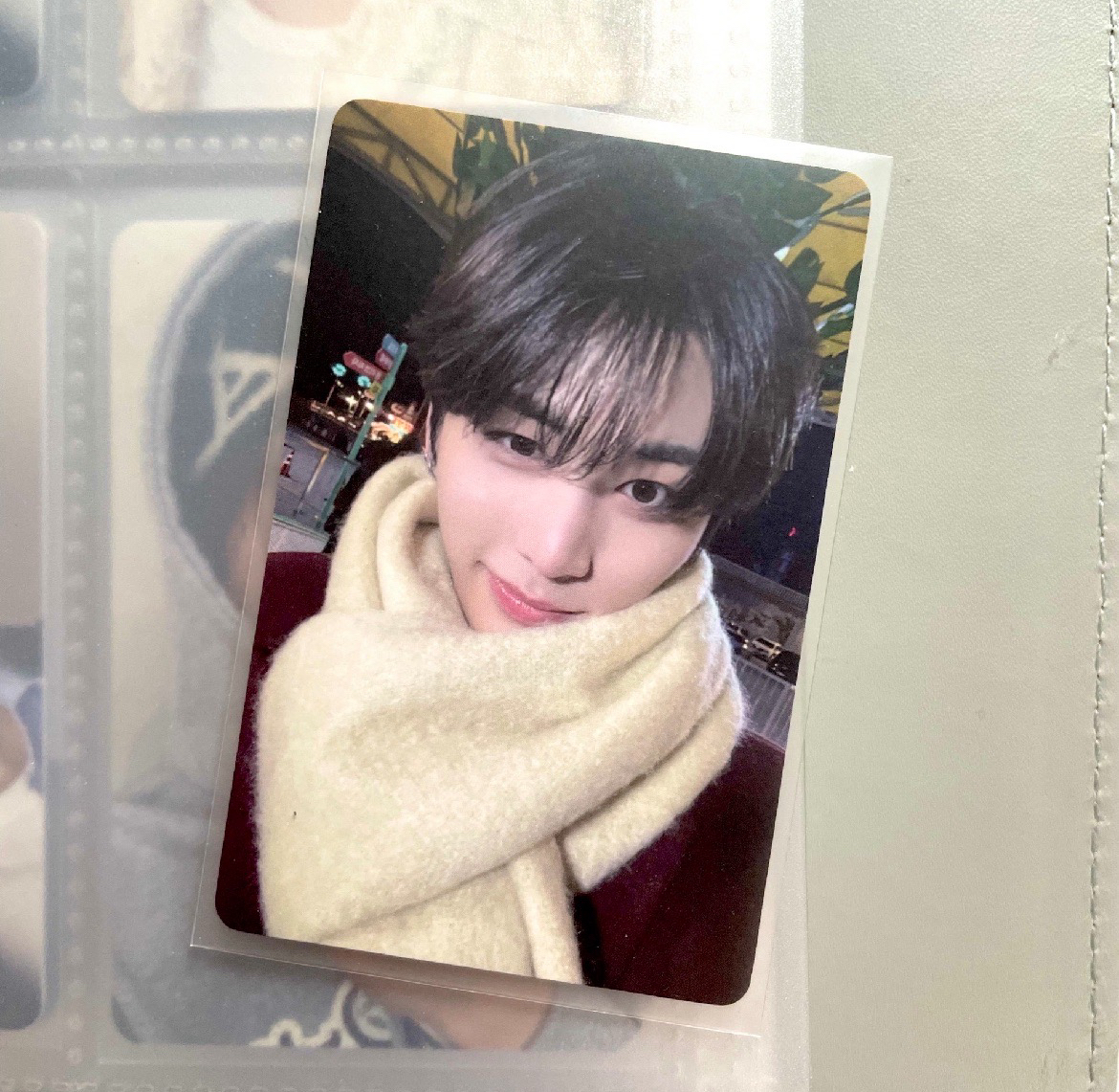 圍巾姍姍 暖色調！