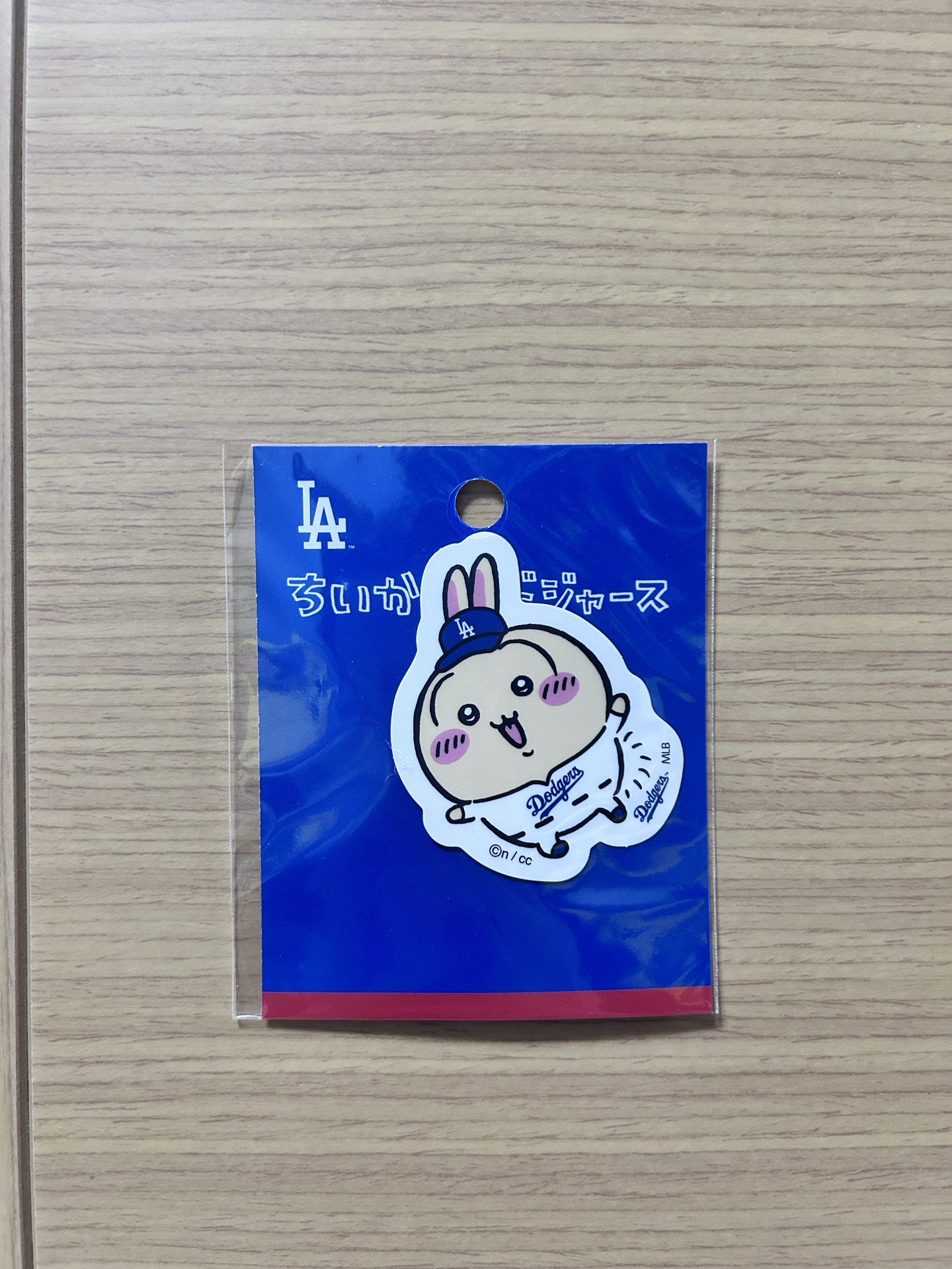 MLB棒球   貼紙 道奇隊-兔兔