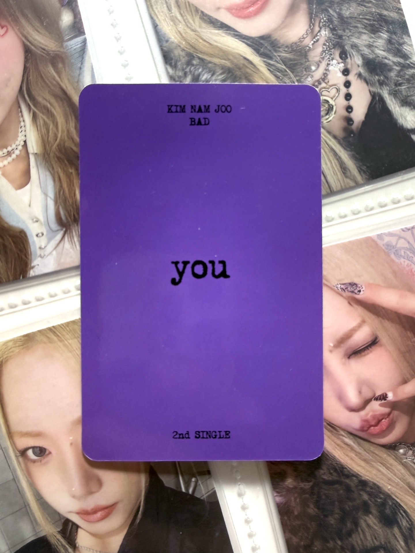 ❇️ BAD 專輯卡 金南珠
