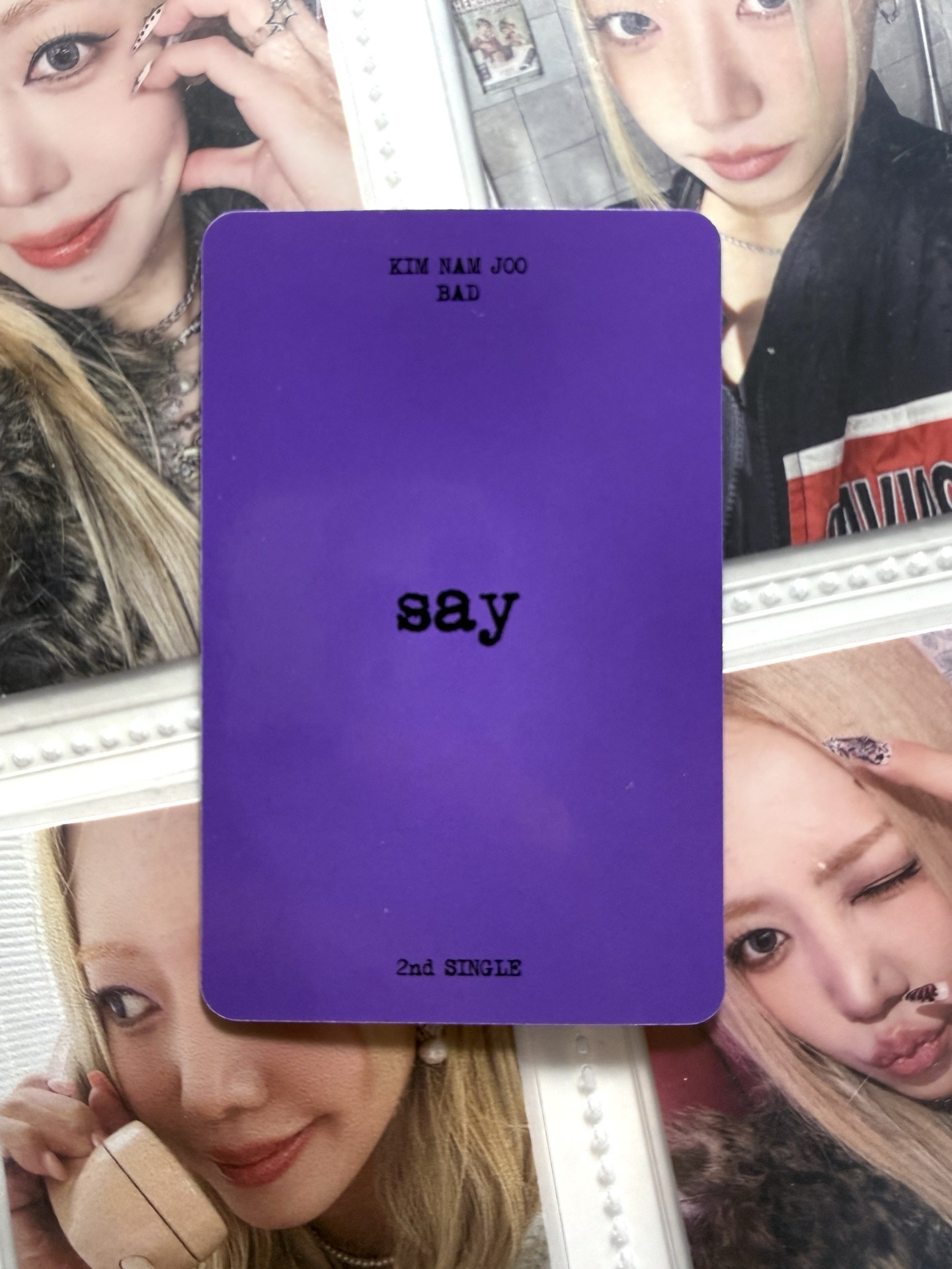 ❇️ BAD 專輯卡 金南珠