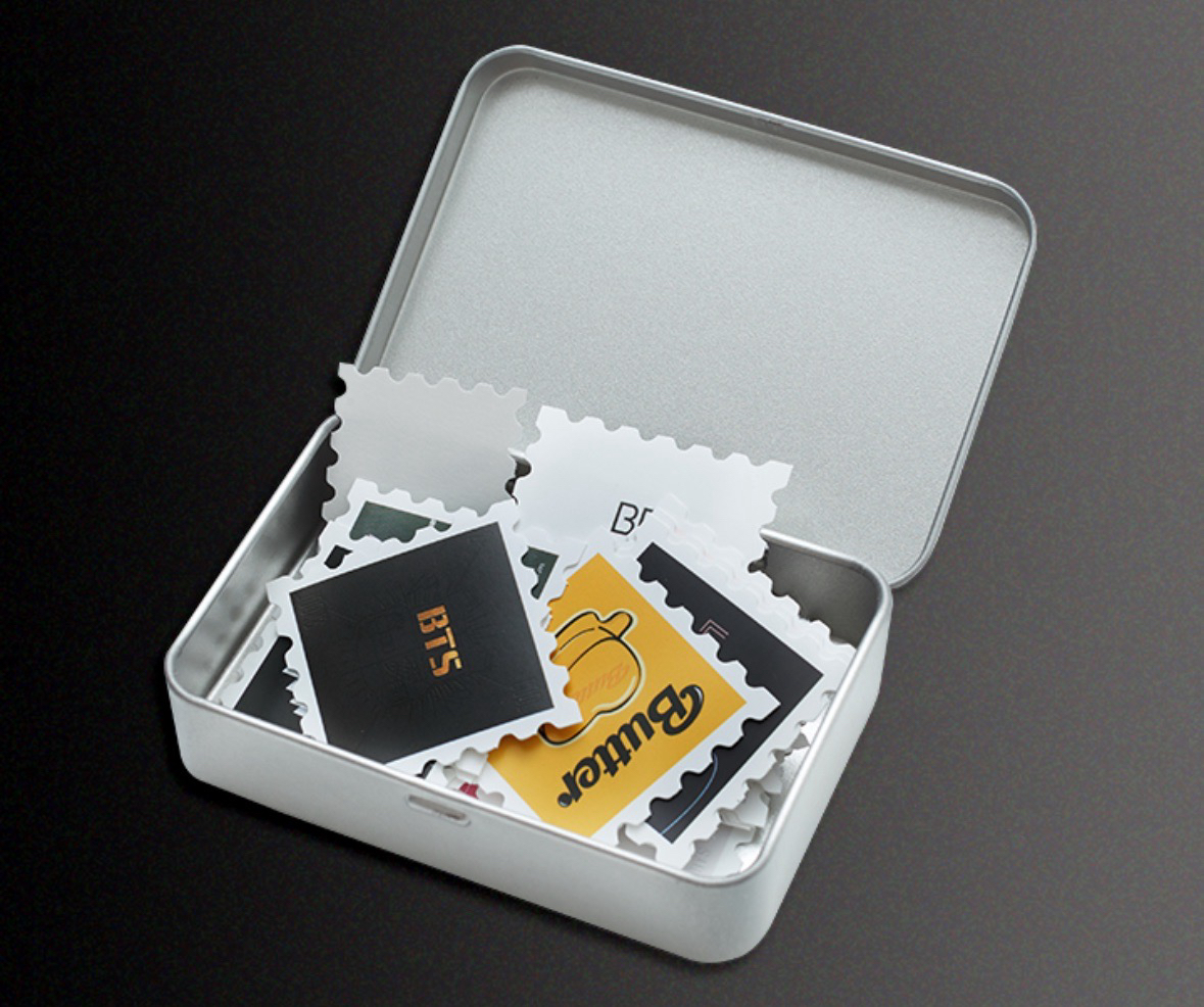 BTS 歷年專輯郵票貼紙SET