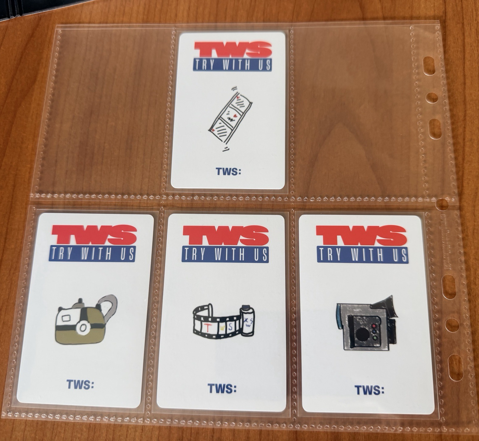 TWS迷三一直娛簽售（手繪卡背）