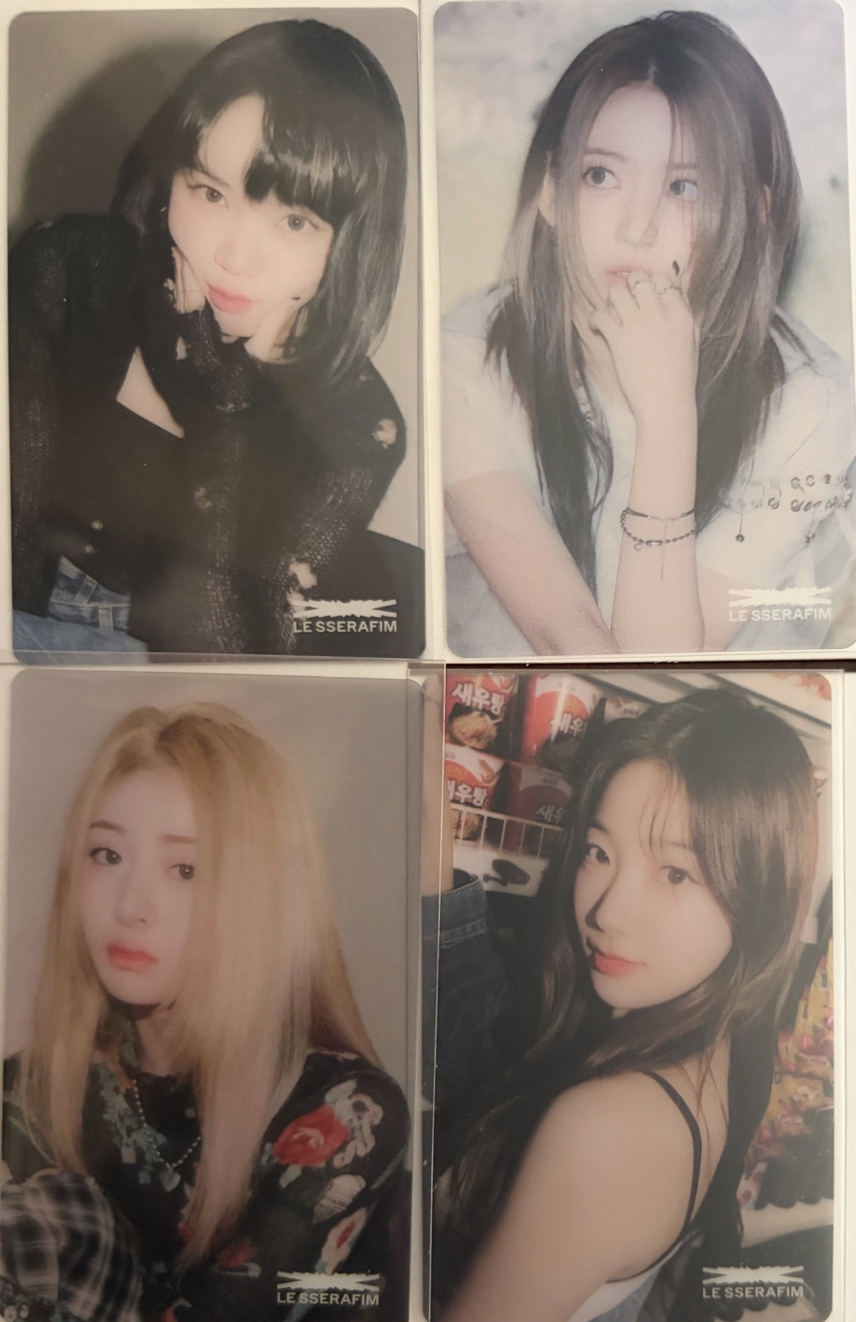 LE SSERAFIM ANTIFRAGILE 日咖 特典卡 透卡