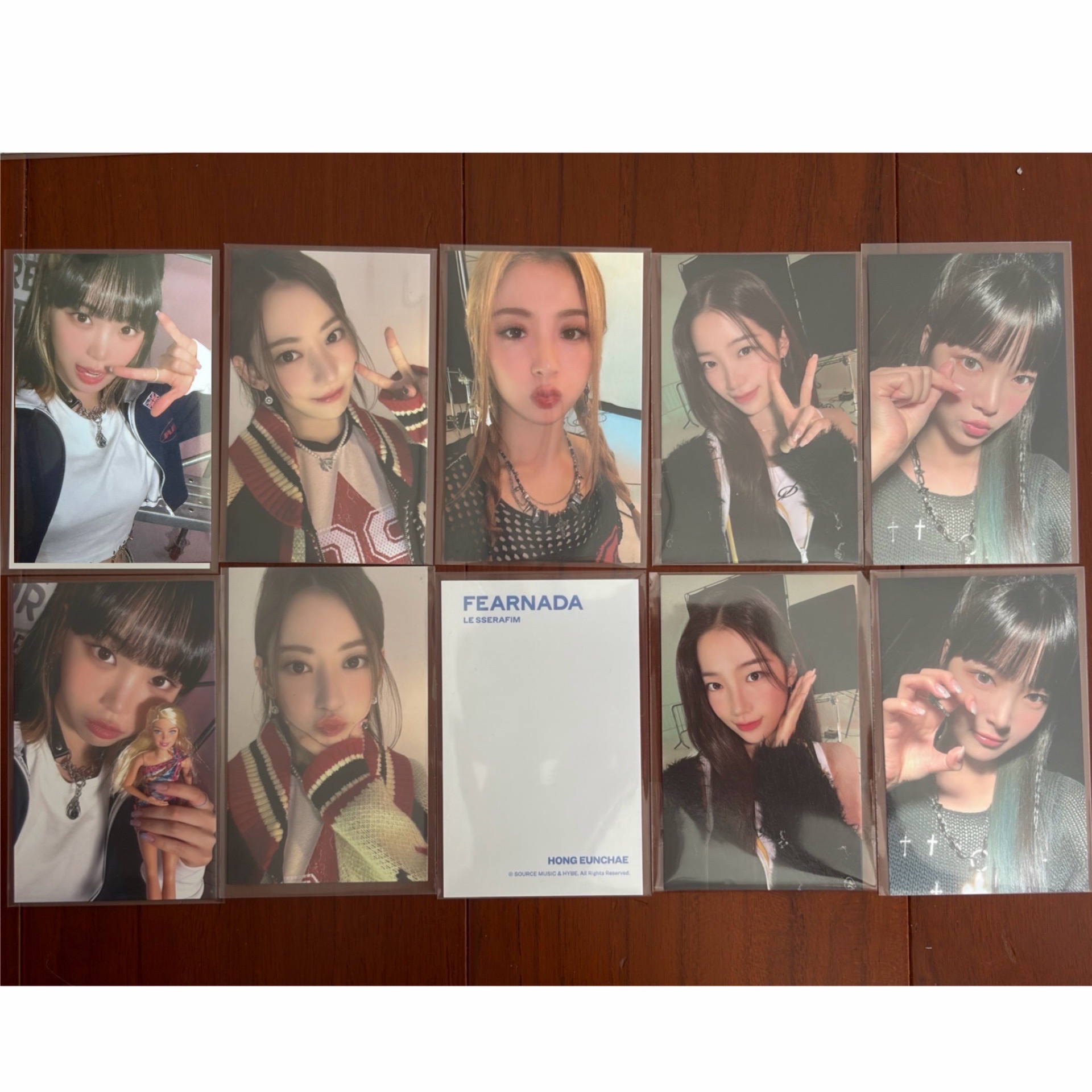 LE SSERAFIM 23‘fm 周邊卡 帽踢 短袖 小卡