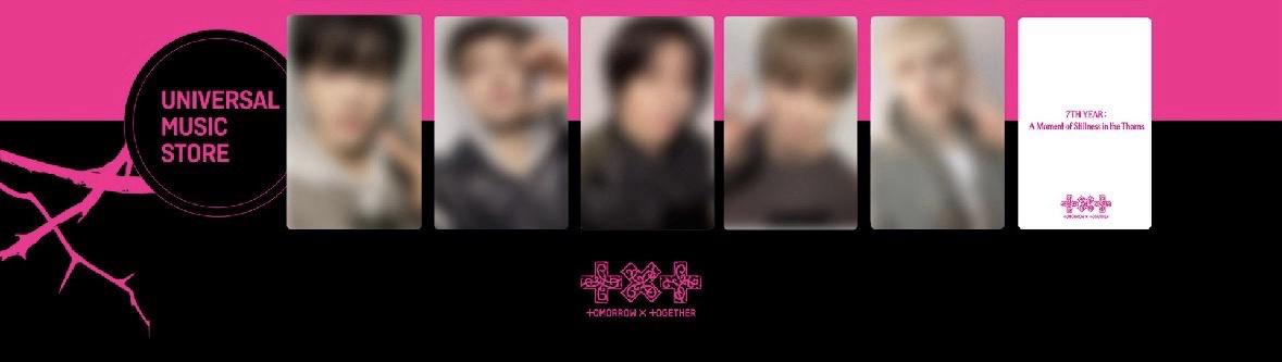 TXT 迷八 環球 1.0 幸運卡 （五張不拆）